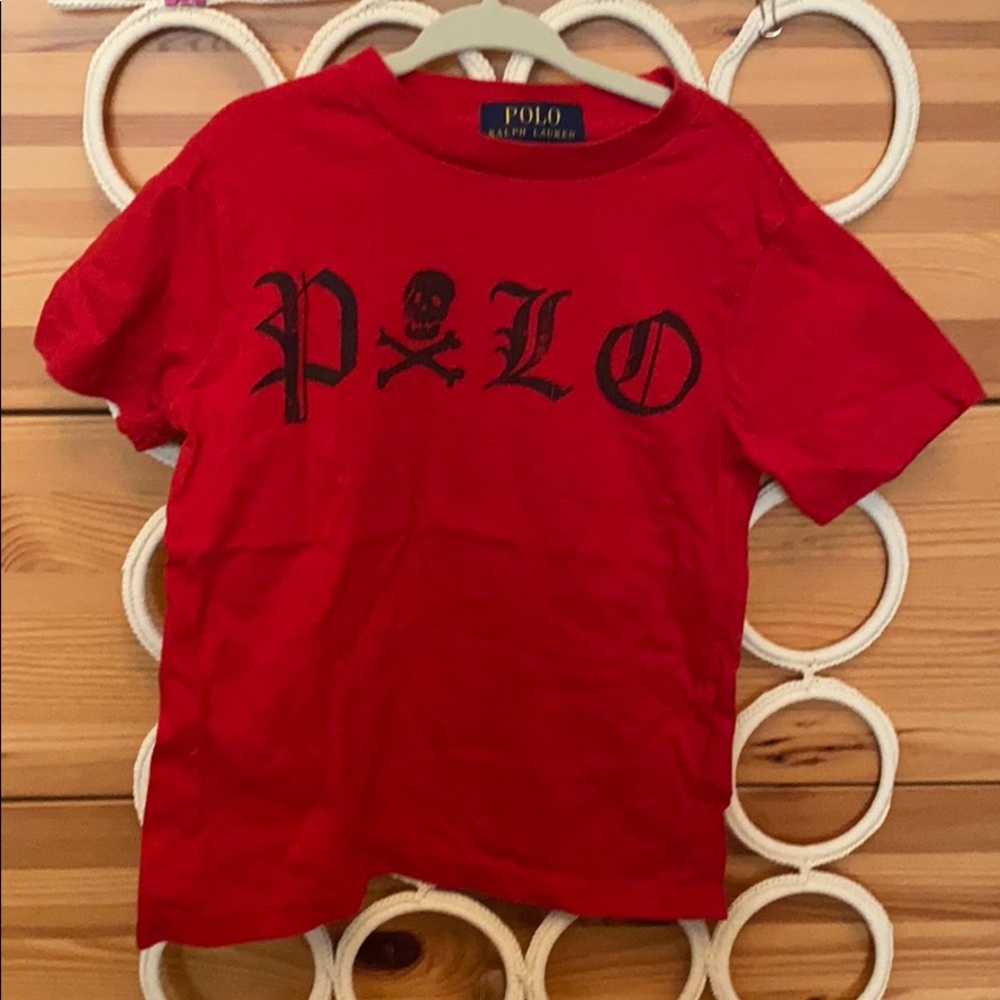 RL boys Polo skull tee